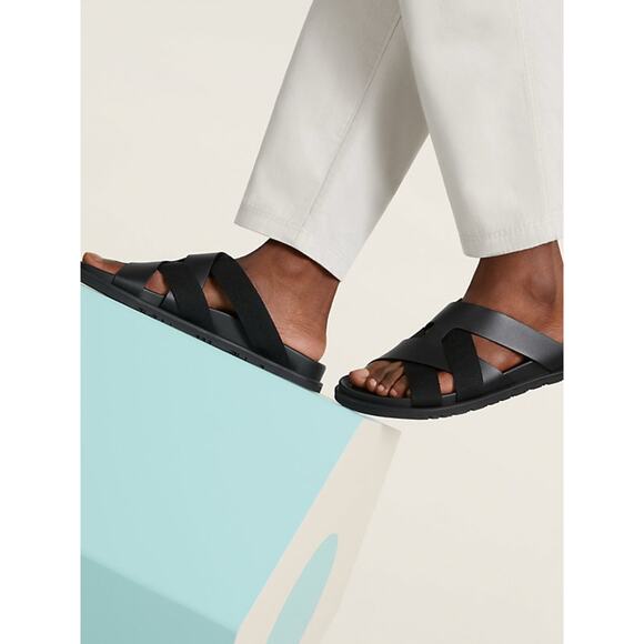Hermes men Kazimir black  sandals size 45 EU Retail 1025$ main image 6